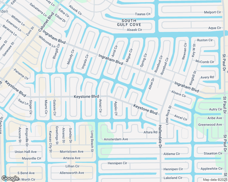 map of restaurants, bars, coffee shops, grocery stores, and more near 9450 Modesto Circle in Port Charlotte