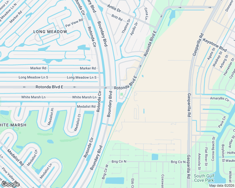 map of restaurants, bars, coffee shops, grocery stores, and more near 9550 Fiddlers Green Circle in Rotonda West