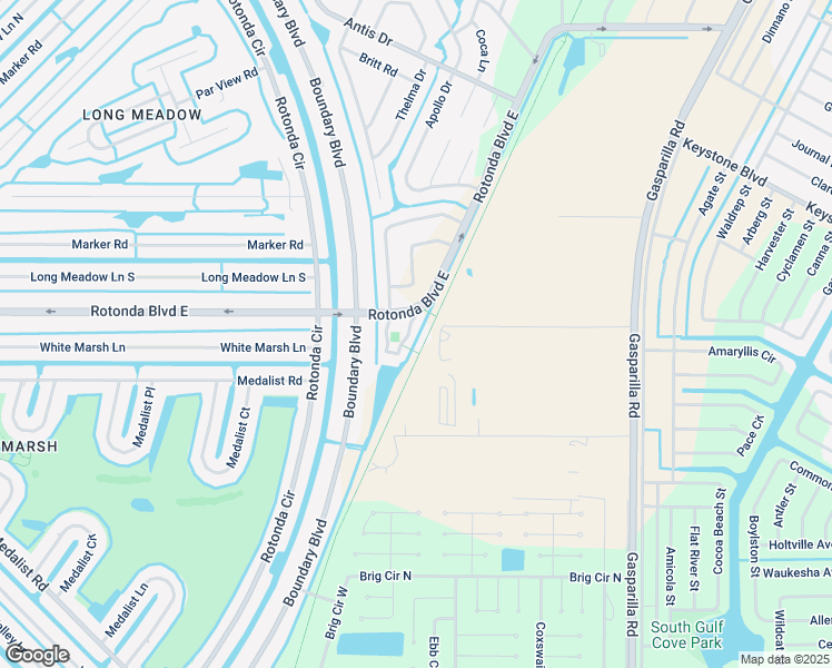 map of restaurants, bars, coffee shops, grocery stores, and more near 9850 Fiddlers Green Circle in Rotonda West
