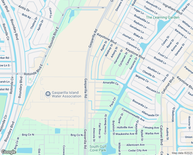 map of restaurants, bars, coffee shops, grocery stores, and more near 9348 Agate Street in Port Charlotte