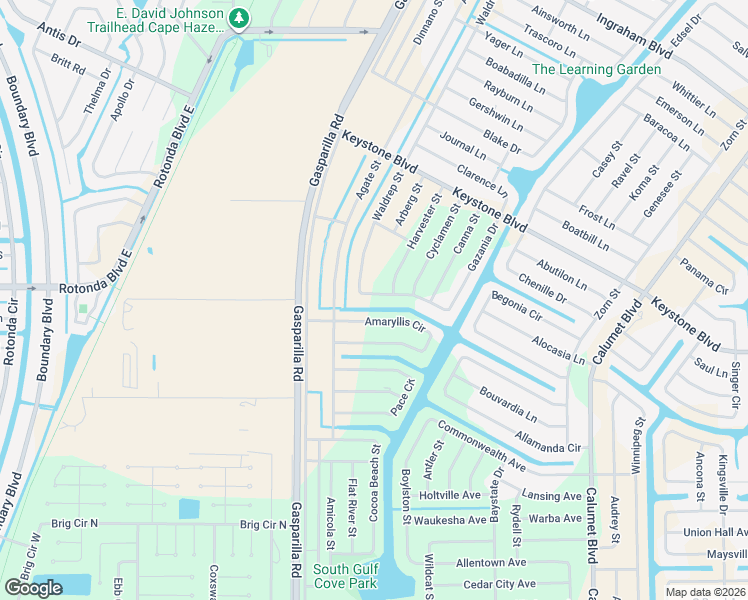 map of restaurants, bars, coffee shops, grocery stores, and more near 9594 Gazania Drive in Port Charlotte