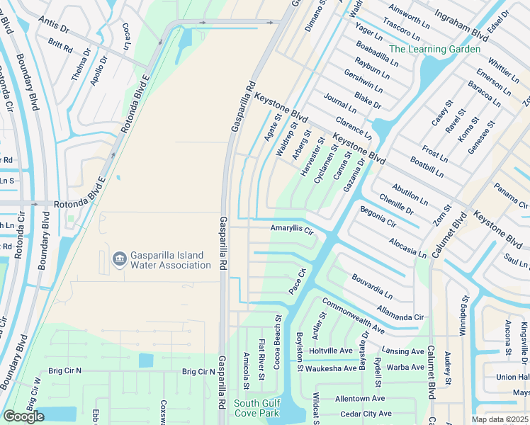 map of restaurants, bars, coffee shops, grocery stores, and more near 9348 Agate Street in Port Charlotte