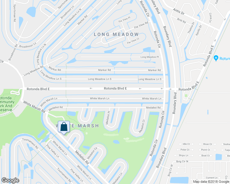 map of restaurants, bars, coffee shops, grocery stores, and more near 238 Rotonda Boulevard East in Rotonda West