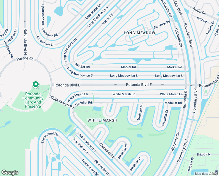 map of restaurants, bars, coffee shops, grocery stores, and more near 202 Rotonda Boulevard East in Rotonda West