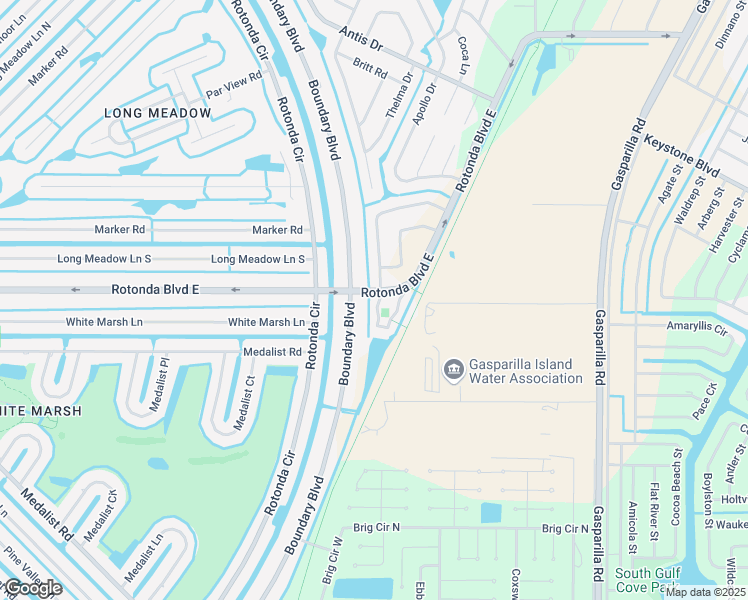 map of restaurants, bars, coffee shops, grocery stores, and more near 9500 Fiddlers Green Circle in Rotonda West