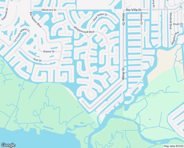 map of restaurants, bars, coffee shops, grocery stores, and more near 3866 Turtle Dove Boulevard in Punta Gorda