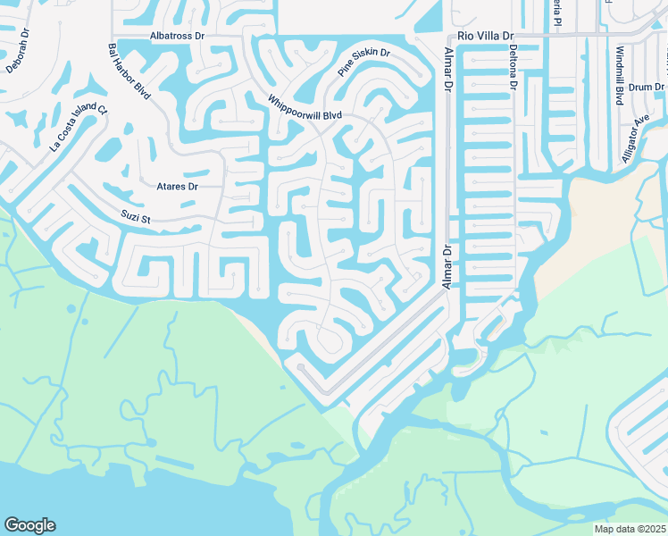 map of restaurants, bars, coffee shops, grocery stores, and more near 3866 Turtle Dove Boulevard in Punta Gorda