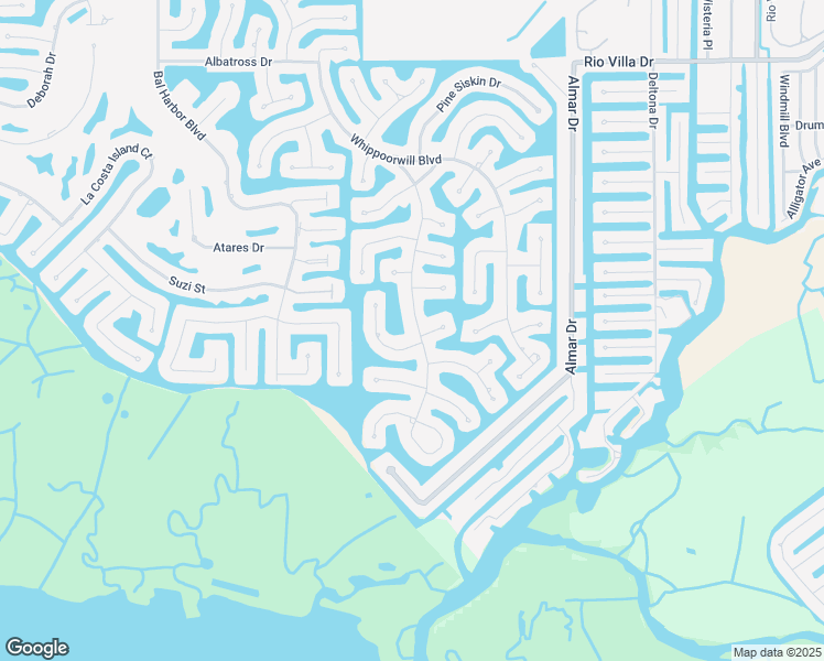 map of restaurants, bars, coffee shops, grocery stores, and more near 3837 Turtle Dove Boulevard in Punta Gorda