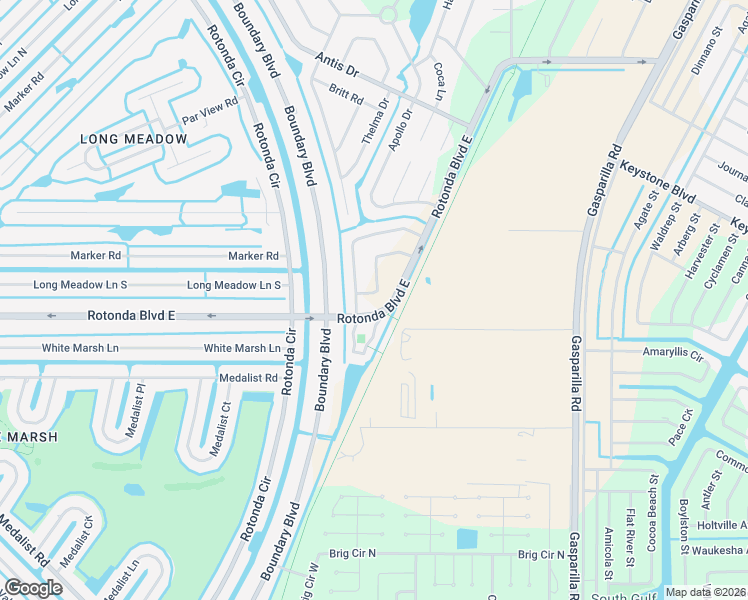map of restaurants, bars, coffee shops, grocery stores, and more near 109 Lomas Road in Rotonda West