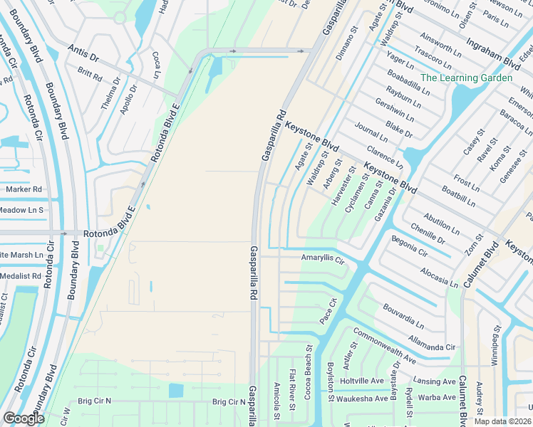 map of restaurants, bars, coffee shops, grocery stores, and more near 9280 Winborough Drive in Port Charlotte
