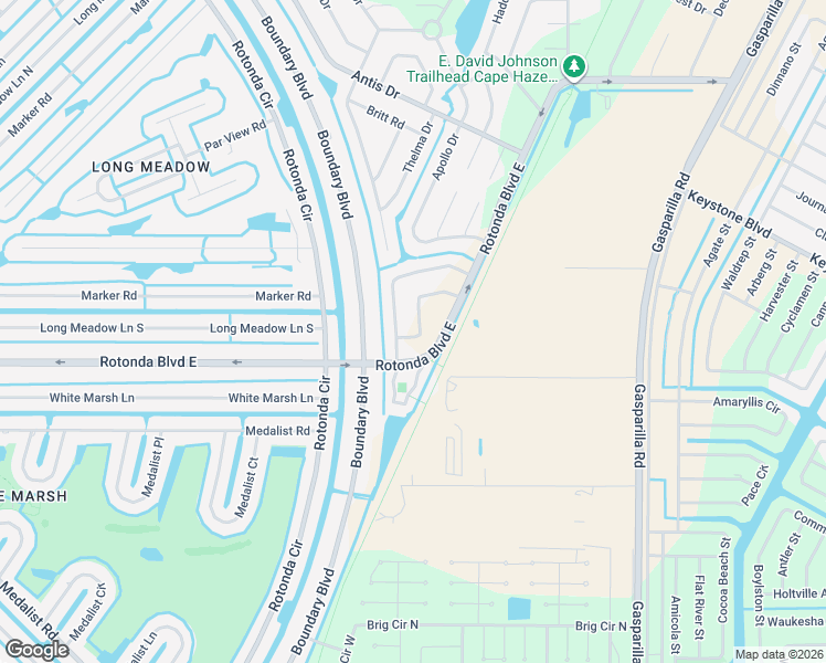 map of restaurants, bars, coffee shops, grocery stores, and more near 109 Lomas Road in Rotonda West