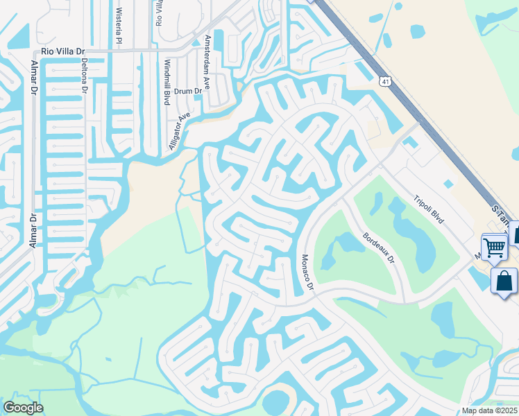 map of restaurants, bars, coffee shops, grocery stores, and more near 556 Andora Drive in Punta Gorda