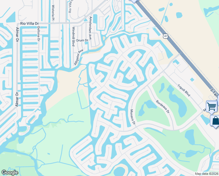 map of restaurants, bars, coffee shops, grocery stores, and more near 565 Andora Drive in Punta Gorda