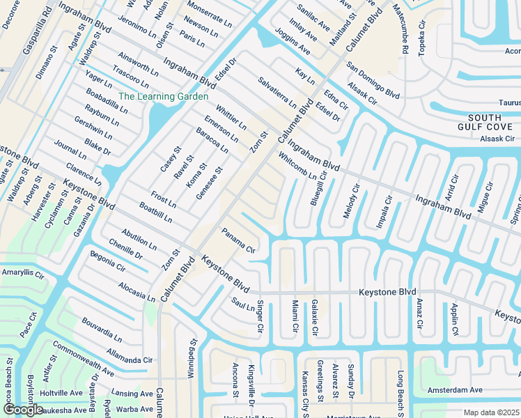 map of restaurants, bars, coffee shops, grocery stores, and more near 9341 Hialeah Terrace in Port Charlotte