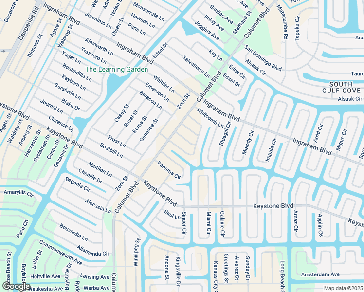 map of restaurants, bars, coffee shops, grocery stores, and more near 9341 Hialeah Terrace in Port Charlotte
