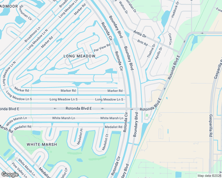 map of restaurants, bars, coffee shops, grocery stores, and more near 254 Marker Road in Rotonda West