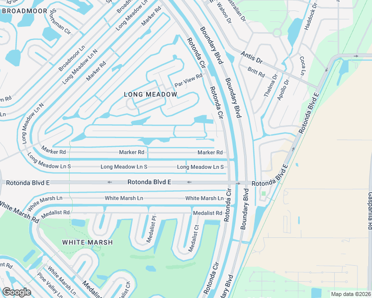 map of restaurants, bars, coffee shops, grocery stores, and more near 242 Marker Road in Rotonda West