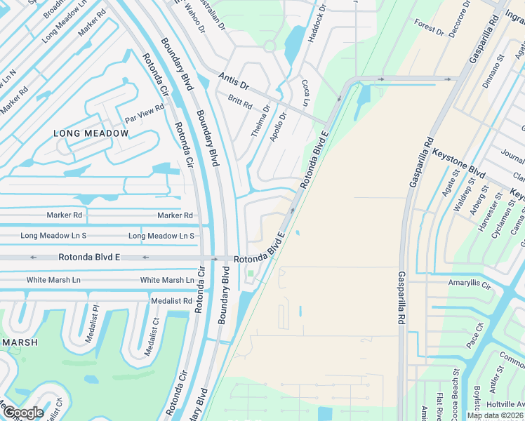 map of restaurants, bars, coffee shops, grocery stores, and more near 126 Lomas Road in Rotonda West