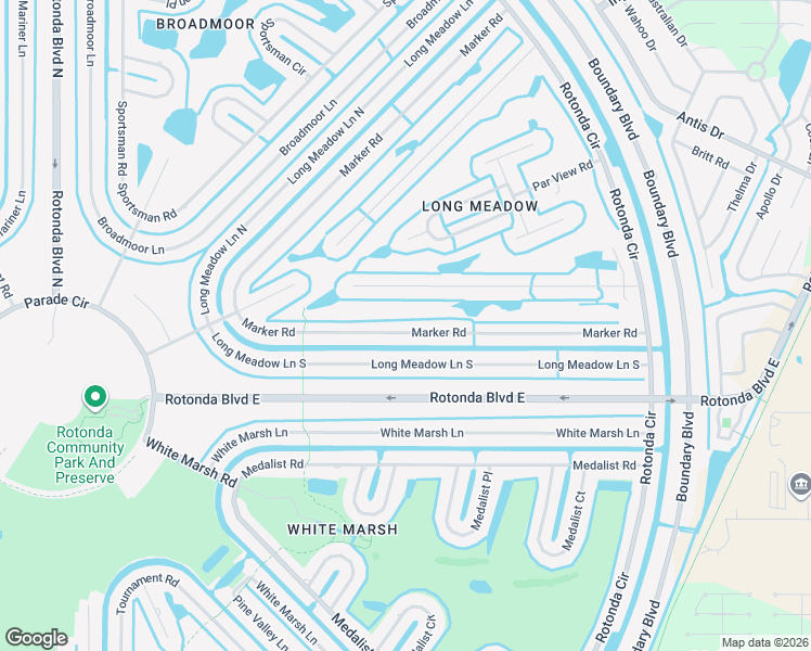 map of restaurants, bars, coffee shops, grocery stores, and more near 192 Marker Road in Rotonda West
