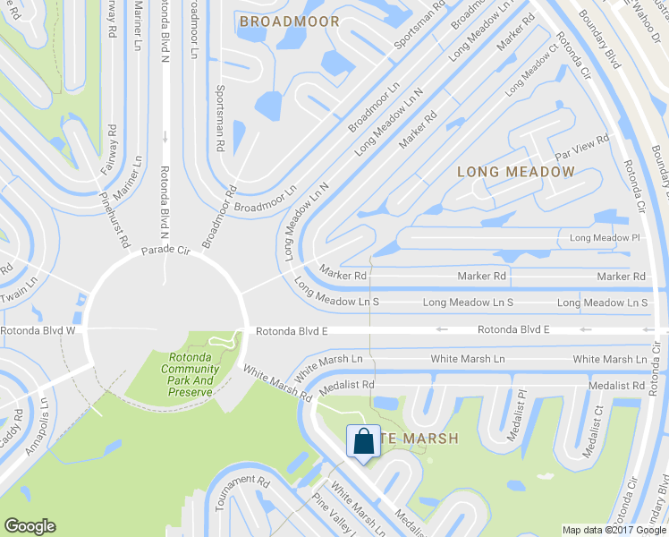 map of restaurants, bars, coffee shops, grocery stores, and more near 144 Marker Road in Rotonda West