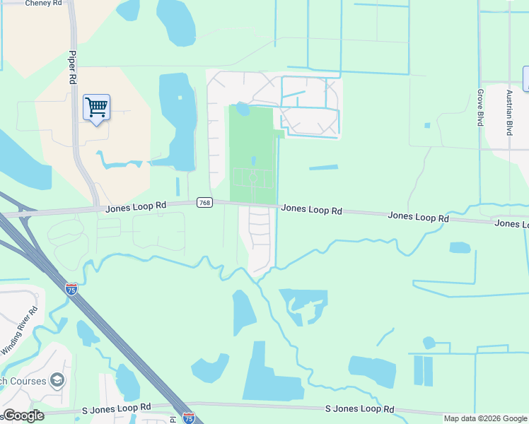 map of restaurants, bars, coffee shops, grocery stores, and more near 69 Foxwood Street in Punta Gorda