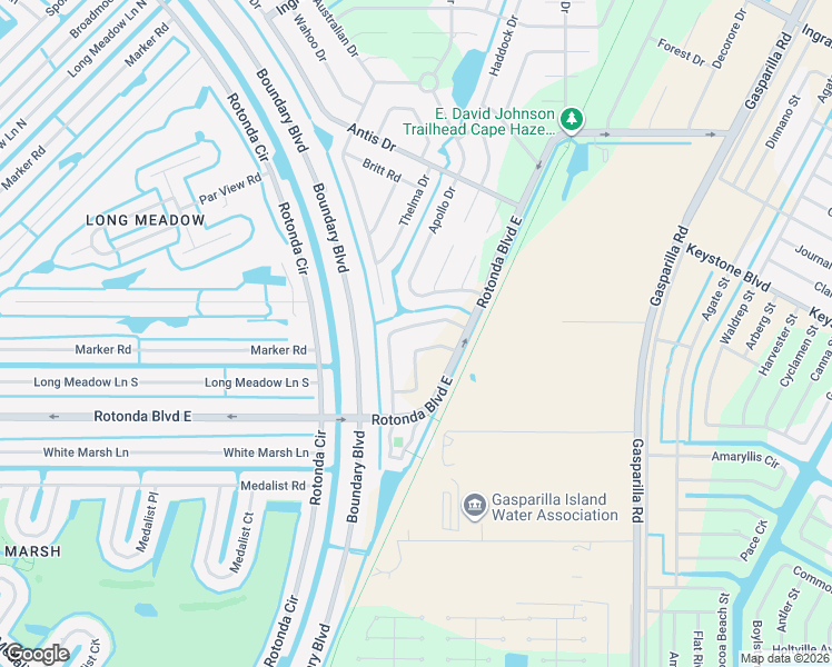 map of restaurants, bars, coffee shops, grocery stores, and more near 128 Lomas Road in Rotonda West