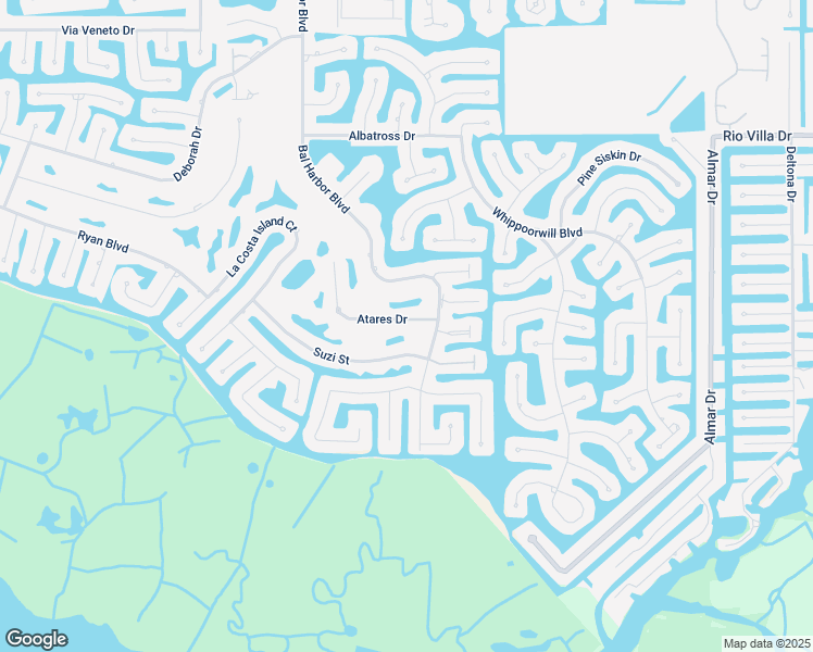 map of restaurants, bars, coffee shops, grocery stores, and more near 1520 Atares Drive in Punta Gorda
