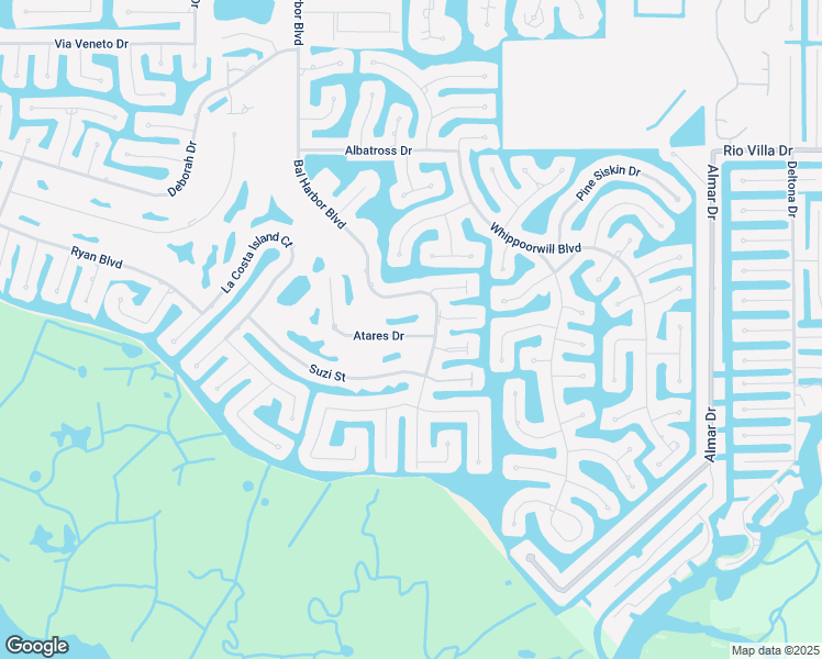 map of restaurants, bars, coffee shops, grocery stores, and more near 1520 Atares Drive in Punta Gorda