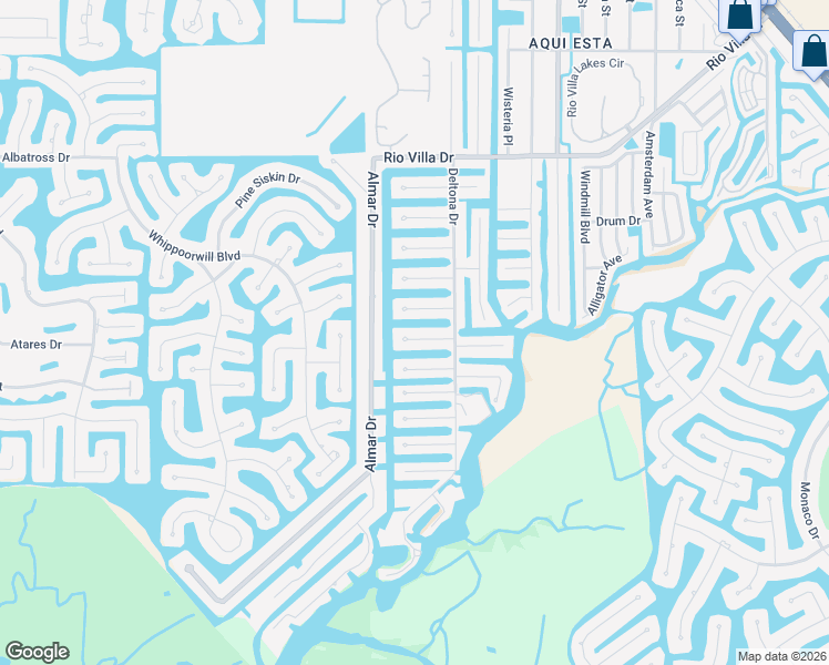 map of restaurants, bars, coffee shops, grocery stores, and more near 750 Tangerine Court in Punta Gorda