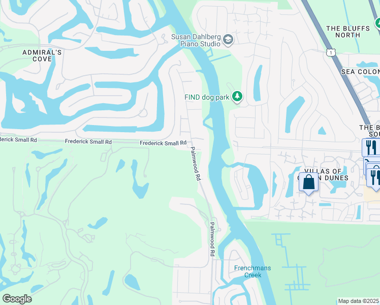 map of restaurants, bars, coffee shops, grocery stores, and more near 14965 Palmwood Road in Palm Beach Gardens