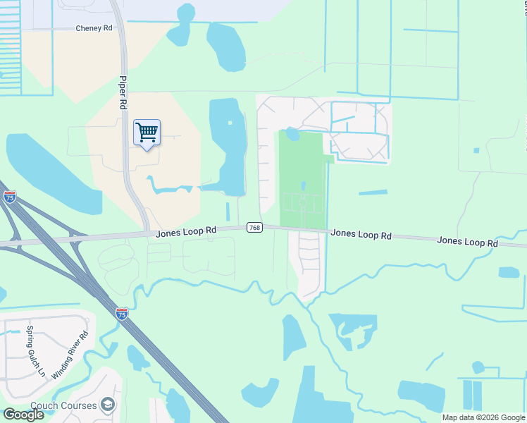 map of restaurants, bars, coffee shops, grocery stores, and more near 9275 Mandy Street in Punta Gorda