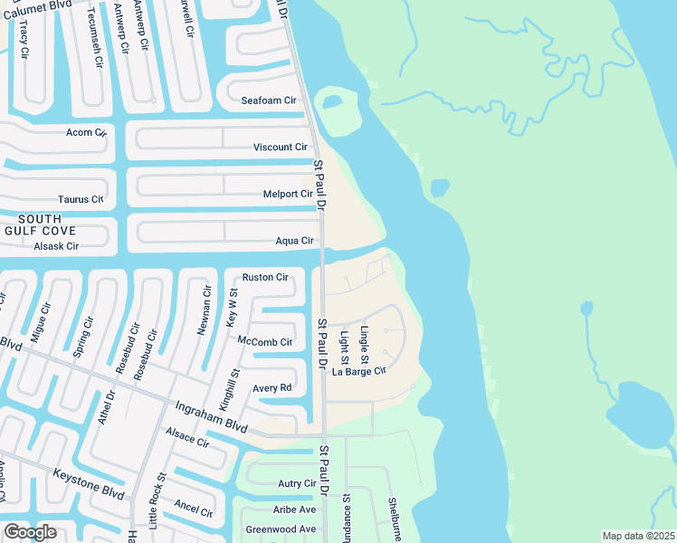map of restaurants, bars, coffee shops, grocery stores, and more near 9150 Lane Court in Port Charlotte