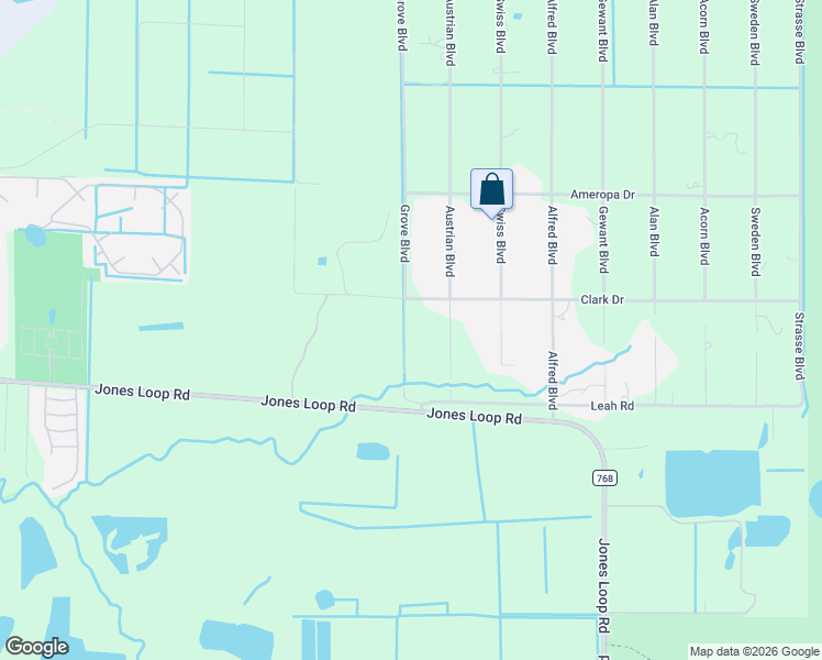 map of restaurants, bars, coffee shops, grocery stores, and more near 9159 Austrian Boulevard in Punta Gorda