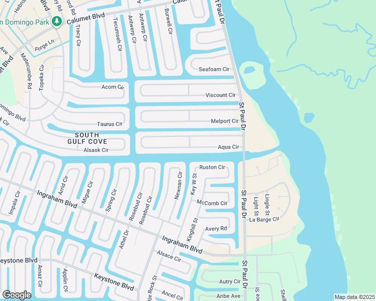 map of restaurants, bars, coffee shops, grocery stores, and more near 15842 Aqua Circle in Port Charlotte