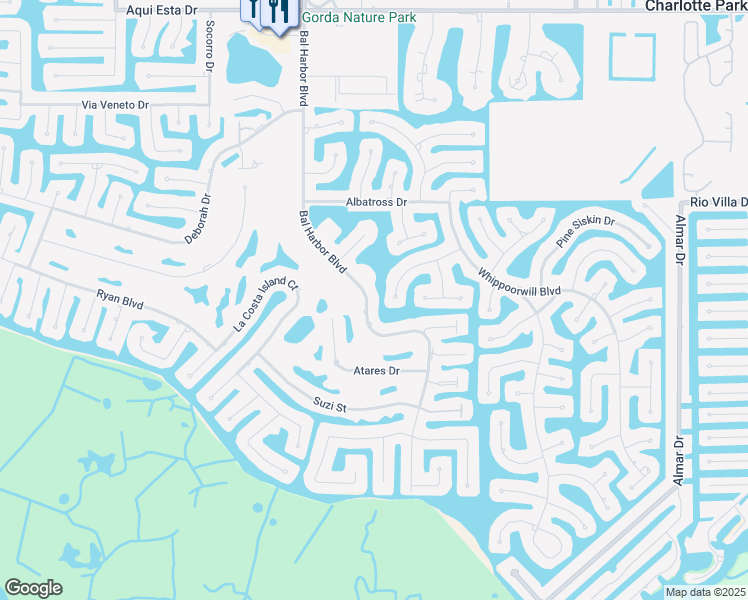 map of restaurants, bars, coffee shops, grocery stores, and more near 3700 Bal Harbor Boulevard in Punta Gorda