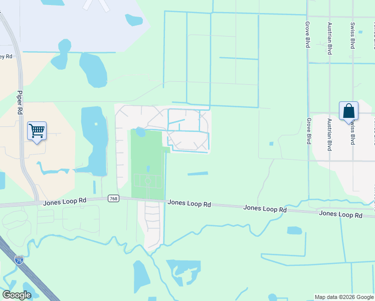 map of restaurants, bars, coffee shops, grocery stores, and more near Unnamed Road in Punta Gorda