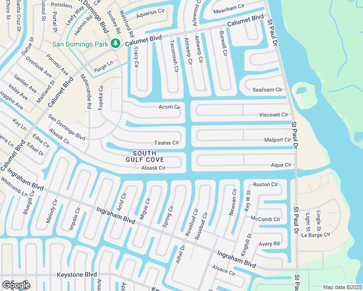 map of restaurants, bars, coffee shops, grocery stores, and more near 15696 Melport Circle in Port Charlotte
