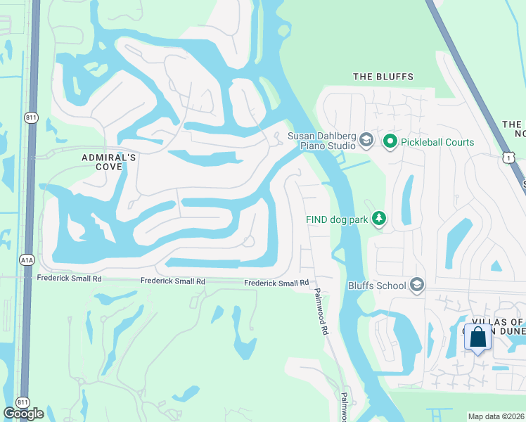 map of restaurants, bars, coffee shops, grocery stores, and more near 391 Eagle Drive in Jupiter
