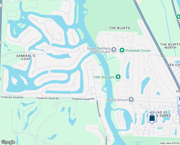 map of restaurants, bars, coffee shops, grocery stores, and more near 468 Mariner Drive in Jupiter