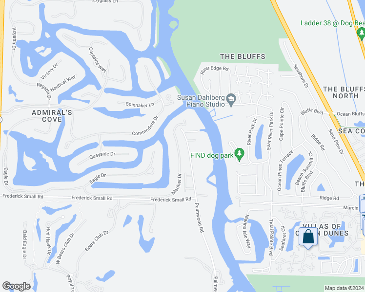 map of restaurants, bars, coffee shops, grocery stores, and more near 469 Mariner Drive in Jupiter