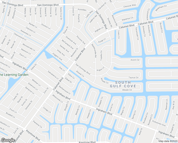 map of restaurants, bars, coffee shops, grocery stores, and more near 14947 San Domingo Boulevard in Port Charlotte
