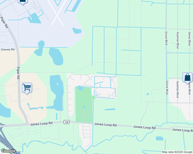 map of restaurants, bars, coffee shops, grocery stores, and more near 28261 Woodlawn Drive in Punta Gorda