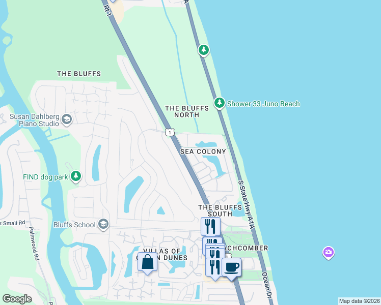 map of restaurants, bars, coffee shops, grocery stores, and more near 3004 Mainsail Circle in Jupiter