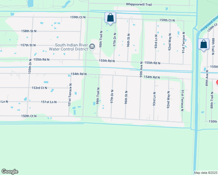 map of restaurants, bars, coffee shops, grocery stores, and more near 15337 97th Drive North in Jupiter