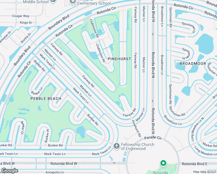map of restaurants, bars, coffee shops, grocery stores, and more near 85 Pinehurst Court in Rotonda West