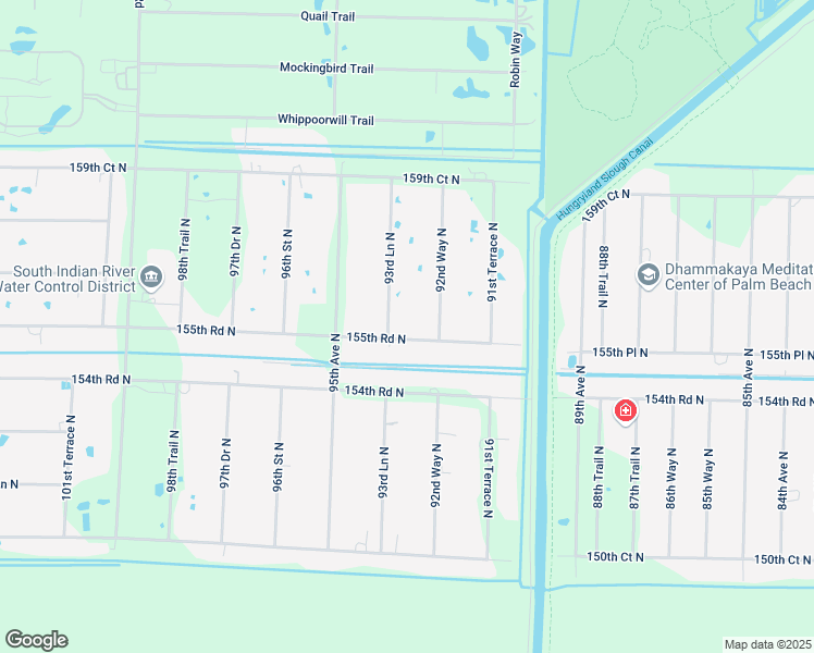 map of restaurants, bars, coffee shops, grocery stores, and more near 15635 92nd Way North in Jupiter