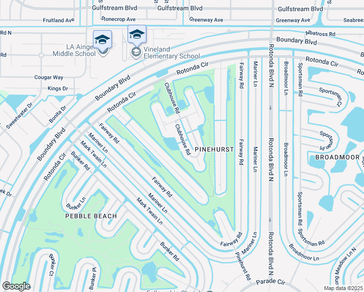 map of restaurants, bars, coffee shops, grocery stores, and more near 17 Clubhouse Road in Rotonda West