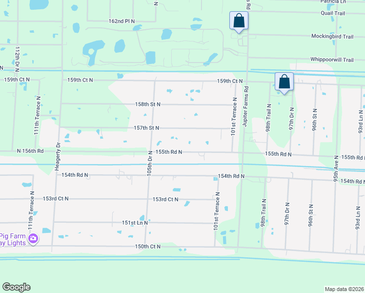 map of restaurants, bars, coffee shops, grocery stores, and more near 10329 Sandy Run Road in Jupiter