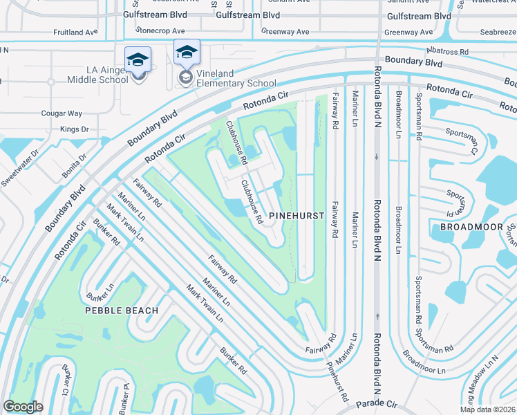 map of restaurants, bars, coffee shops, grocery stores, and more near 18 Clubhouse Road in Rotonda West
