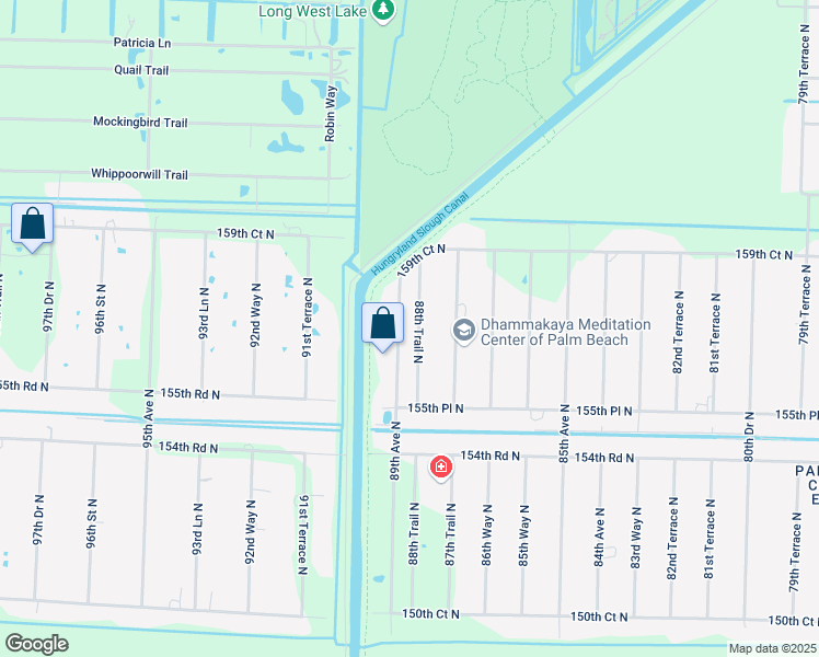 map of restaurants, bars, coffee shops, grocery stores, and more near 15776 88th Trail North in West Palm Beach